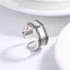 Cluster Rings 925 Silver Simplicity Smooth Surface For Women Engagement High Quality Jewelry Accessories Offers With