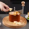 Fruktgrönsaksverktyg skiva ostskivare roterande skrapa manuell kök bakning choklad chip 230901