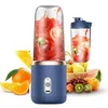 Fruit Vegetable Tools Juicer Electric USB 6 Blad Portable Cup Food Juice Automatisk Smoothie Blender Ice Crushcup 230901