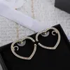 Brand Female Pendant Love Stud Earrings Luxury Brand Designer Senior Earrings Charm Gift Jewelry Earrings Classic 18k CHD23090111-6 capsboys