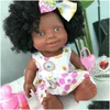 African Movable Joint Christmas Best Gift For Baby Black Toy Mini Cute Explosive Hairstyle Doll Children Girls C0924 Drop Delivery Dh9Du