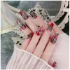 Nagelkonstdekorationer 10st Gothic Punk Style Alloy 3D Nail Art Charms Heart Skeleton Cross Spider Design för Halloween Nails Decoration Accessories 230904