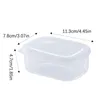 Sacos de armazenamento Organizador de geladeira Cozinha com tampa portátil e empilhável recipientes transparentes para freezer mesa armário frutas