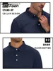 Herenpolo's TACVASEN Lange mouw, sneldrogende T-shirts Ademende sport-T-shirts Casual golfpoloshirts Werk-t-shirt Trui Tops Heren 230904