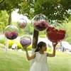 Décorations de Noël Boules de Noël transparentes artisanales boules à remplir en plastique décor à la maison mariage jardin arbre suspendu fête boîte-cadeau décoration 230904