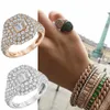 Anéis de casamento Godki coleção de primavera luxo empilhável anéis chiques para mulheres casamento zircão cúbico noivado dubai declaração nupcial anel de dedo 230901