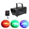 Andere flash -accessoires snelle disco kleurrijke rookmachine mini led externe fogger ejector dj kerstfase fase licht mist machine 230904