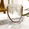 Vasen S 1 stücke Kreative Hydrokultur Glas Vase U-förmige Transparente Tasche Soilless Anbau Handheld Hause Dekoration