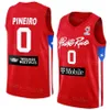 Tryck Puerto Rico World Cup 2023 Basketball 11 Stephen Thompson Jr Jerseys 0 Isaiah Pineiro 51 Tremont Waters 28 Ismael Romero 1 George Conditt 32 Christopher Ortiz