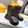 Designer Damenstiefel Ruby Flat RANGER Boots Wonderland Combat Boot Metropolis Leder Booties Territory Plateau Stiefeletten mit Box