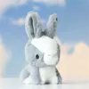 Animali di peluche ripieni 14 cm Farciti con orecchie lunghe di coniglio Morbidi giocattoli di peluche Dormire Simpatico coniglietto Bambole animali Bambini Regalo di compleanno per bambini