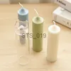 Andra hälsoskönhetsartiklar 3D toppade Cylindrical Church Candle Plastic Mold Diy Handgjorda ljus Maket Supplies Wholesale Acrylic Molud Kit Home Decor X0904