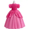 Girls Dresses Peach Princess Dress Game Role Playing Cosplay Costume Birthday Party Stage Performace Outfits Kids Carnival Fancy Clothes 230901