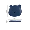 Bowls Kawaii Cartoon Bear Ceramics Bowl Plate Tableware Cute Fruit Noodle Breakfast Salad Dessert Utensils For Kitchen