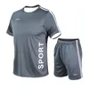 Autres articles de sport Hommes Survêtement T-shirt de course Football Basketball Tennis Fitness Sports Vêtements à séchage rapide Ensemble surdimensionné Costumes Sportswear 230904