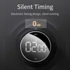 Kitchen Timers Baseus Magnetic Timer Digital Manual Countdown Alarm Clock Mechanical Cooking Shower Study Stopwatch 230901