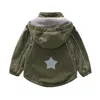 재킷 스프링 가을 어린이 어린이 아이 재킷 아기 방 방수 방수 Doubledeck Inner Polar Fleece Coats 230904