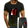メンズトラックスーツv Tシャツの男性コットン男性Tシャツビッグトールティー衣類プラスサイズ大量4xl 5xl 6xl