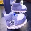 Slippers 2023 Dames Winter Warme Schoenen Pluche Voering Indoor Koppels Platform Hak Hoge Snowboots Vrouwelijke Mannelijke Thuis Slipper 230901