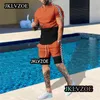 MĘŻCZYZNA DRUKOWANIE 3D THIRTE THIRTS SPORTSWEAT MĘŻCZYZNA MĘŻCZYZNA MĘŻCZYZNA MĘŻCZYZNA OBTÓRKA MAN OUNTAMISED JOGGER SET Casual Set Y2K Summer Streetwear Suit