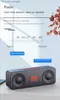 Alto-falantes portáteis S18 Bluetooth Speaker Outdoor Portátil Extra Bass Radio Q230904