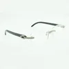 Moissanite diamant luxe mode buffs lunettes 3524015 naturel noir buffle clair lunettes lentilles livraison gratuite