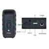 Taşınabilir Hoparlörler Çift 3 '' Caixa De Bluetooth Taşınabilir Kablosuz Açık Boombox Bas Sütunu Büyük Ana Partisi Hoparlör Destek FM Radyo LED Işıkları HKD230905