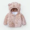 Jaquetas jaqueta de inverno para meninas casaco bebê crianças com capuz outerwear infantil meninos crianças roupas 230904