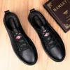 Dress Shoes Fashion men s shoes 2023 spring and autumn black leather large size high quality brand formal lace up casual 230901