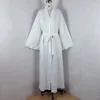 Ubranie etniczne muślinowe abayas dla kobiet Dubai Musulmane Kardigan Abaya Turkey Islam Arabic Długie skromne sukienki Longue Femme