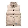 Gilet en duvet de coton automne et hiver, débardeur épais, coupe cintrée, col Vertical, chérie