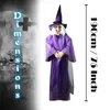 Objets décoratifs Figurines Halloween décor animé de sorcière violette suspendue DÉCORATIONS DE MAISON PROPOS LED 230901