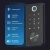 Serrature per porte Smart Lock TTLock Tuya APP Controllo remoto Impronta digitale Password Card Sblocco automatico Fechadura Eletrnica HKD230904