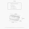 Garrafas de armazenamento simples compartimento duplo com tampa frasco de vedação de alimentos frutas multifuncional cozinha geladeira caixa de plástico ferramenta
