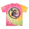 Tie Dye T-shirts Plus T-shirts T-shirts à manches courtes rose pour hommes impression bouffée T-shirts supérieurs hauts t-shirt décontracté