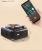 Portabla högtalare Portable Vinyl Record Player Retro Speaker USB Bluetooth-Compatible v5.0 Stereo Vintage Portable Högtalare TF Card/U Disk/AUX Play Q230907