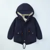 Vestes Hiver chaud Plus polaire garçons veste résister au froid intense épais manteau d'extérieur à capuche pour enfants 6 couleurs 27 ans vêtements 230904