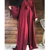 Etniska kläder muslin abayas för kvinnor dubai musulmane cardigan abaya kalkon islam arabiska muslimska långa blygsamma klänningar longue femme