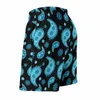 Shorts Pour Hommes Bleu Paisley Board Été Vintage Imprimé Floral Sports Surf Plage Pantalon Court Séchage Rapide Conception Décontractée Grande Taille Maillot De Bain