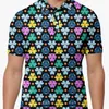 Erkek Polos Modern Golfçü V2 Polo Tshirts Sanat Baskı Trend Girdi Yaz Shortsleeve Özel Giyim 230901