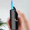 No Gas Lighter High Firepower Spray Gun Jet Torch Turbo Lighter 1300C Metal Cigarette Cigar Lighters Gadgets For Men 47VG