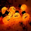 Inne imprezy imprezowe dostarcza 10led lampki do sznurka dyni Portable Lighting Strings Night Light Halloween Atmosphere Lampy Lampion Dekoracja 230901