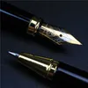 Penne stilografiche Penna stilografica squisita testo per incisione personalizzato Penna roller per ufficio 0,5 mm Penna regalo di cancelleria per studenti con inchiostro nero HKD230904