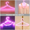 Askı Rafları Lampu Neon Led Tanda Baju Berdiri DeKoratif Bertenaga USB Gantungan Utuk Kamar Tidur Pakaian Toko Dekorasi Dinding 230904