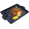 Pans Barbecue Grill Pan Non -Doctable Omelette Style Style Swrilling لـ BBQ Cooking Picnic Outdoor Indoor Camping 230901