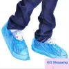Dostosowane buty buty do buty jednorazowego plastikowe grube na zewnątrz deszczowy dzień dywanowy buty buty niebieskie wodoodporne okładki butów 100pcs