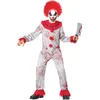 Occasions spéciales Umorden Fantasia Pourim Costumes d'Halloween pour enfants enfants garçons effrayant effrayant tueur sanglant cirque Clown bouffon Costume Cosplay 230901