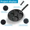 Pans 47 Cups Pancakes Frying Breakfast Egg Pan Durable Nonstick Holes Cooking Ham Pancak Maker Cookware 230901