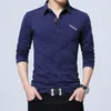 Mens Polos 5XL Polo Shirt Collar Men Plus Size 3XL 4XL Autumn Button Brand Long Sleeve Casual Male Dress Shirts 230904