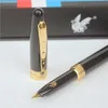 Fountain Pens Business Office Fountain Pen Gold Folder Luxury Ink Pens School School Schulth Handwriting Exercises HKD230904